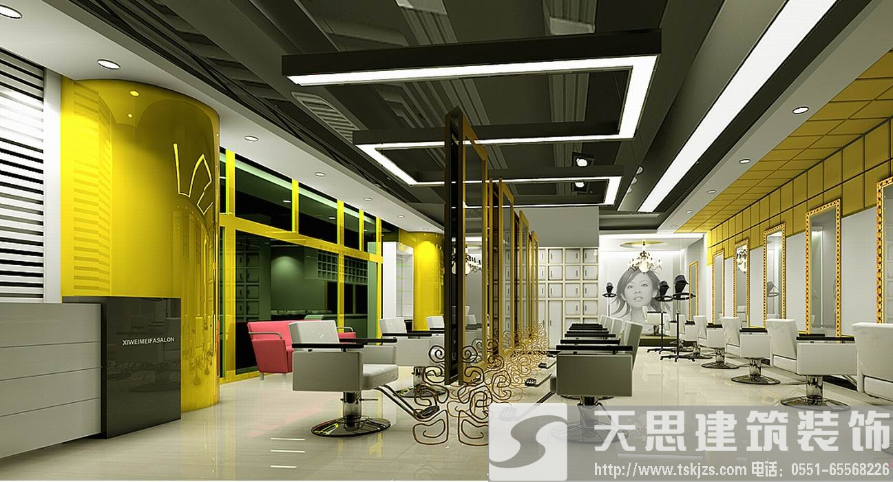 年底理發店裝潢設計愛美從頭開始